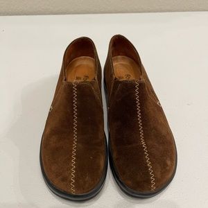 Footprints by Birkenstock Cambria Womens Leather Slip On Shoes, Suede 9-9.5/40